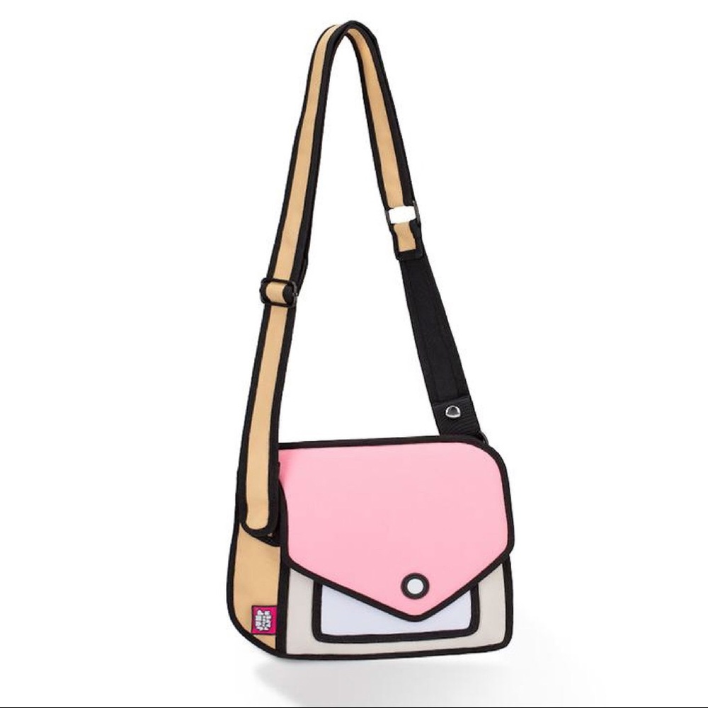 Jump From Paper Giggle Pink Shoulder Bag